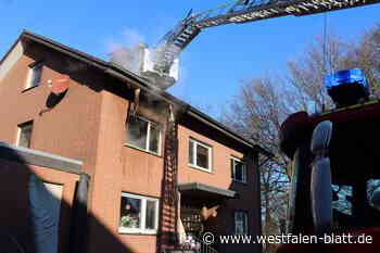 Feuerwehr Delbrück rettet Wohnhaus in letzter Sekunde