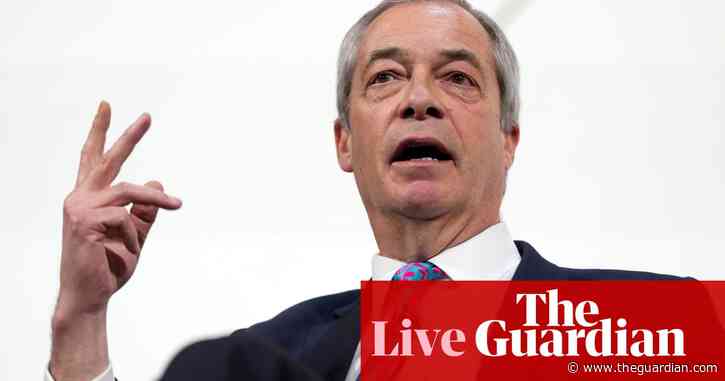 Nigel Farage says Tories ‘not on the right in any measurable way’ and calls Labour government ‘miserable’ – UK politics live