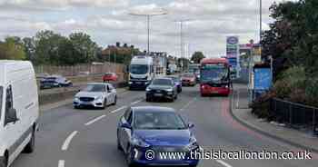 LIVE as crash outside train station BLOCKS busy roundabout in Redbridge
