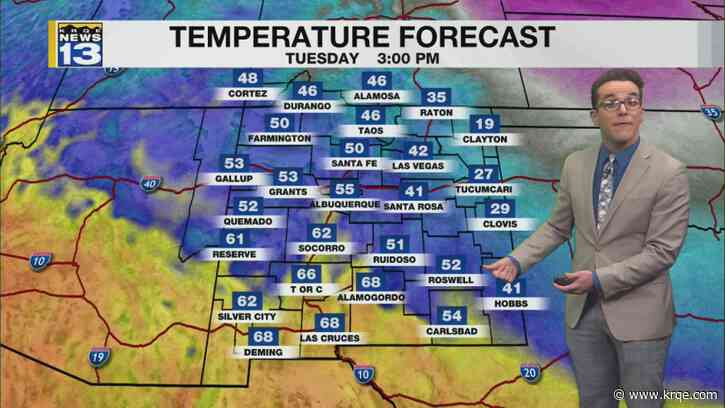 Storm arrives with some rain, snow, & wind