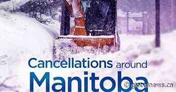 School and road closures in Manitoba on Tuesday