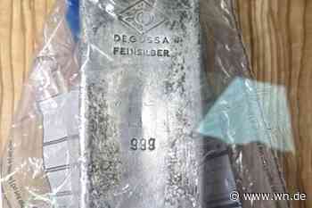 Polizei Münster fragt: Wem gehört dieser Silberbarren?