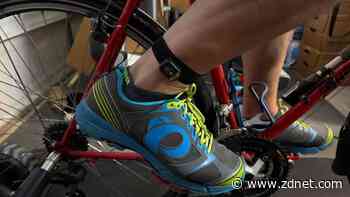 This tiny wearable transformed my boring indoor bike into a virtual cycling experience