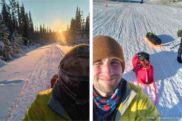 Kasper (30) is één van amper drie atleten die ultraloop bij -40 graden tot goed einde brengt: “Ik vind het tof om mijn lichaam uit te dagen”