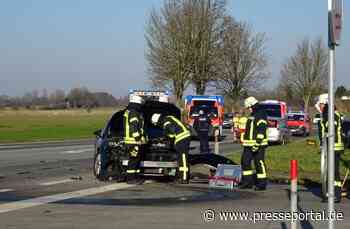 FW Sonsbeck: Verkehrsunfall mit zwei Verletzten