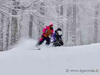 Sciabile, BMW con ragazzi speciali sulle nevi