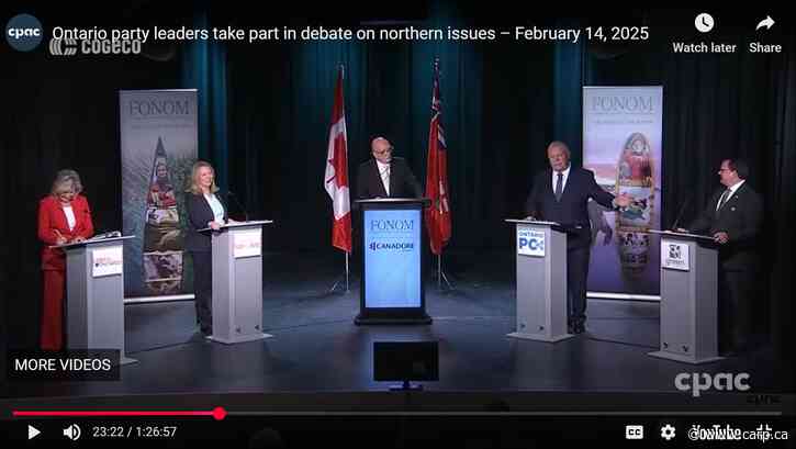 Ontario Election Debates – Replay