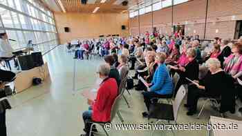 140 Sängerinnen in Egenhausen: Die Resonanz überwältigt die Organisatorinnen