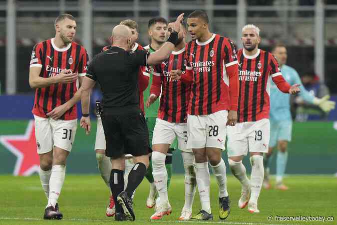 AC Milan exits Champions League in 1-1 draw that sends Feyenoord to round of 16