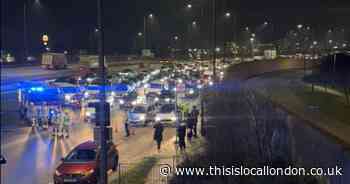 RECAP as 'HUGE' crash BLOCKS A-road near Dagenham with traffic