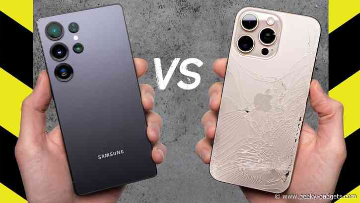 Galaxy S25 Ultra vs. iPhone 16 Pro Max: The Ultimate Drop Test