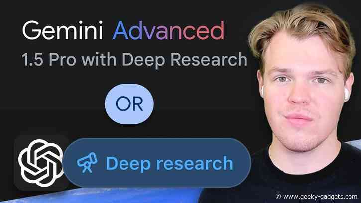 Gemini Advanced vs ChatGPT : AI Deep Research Performance Tested