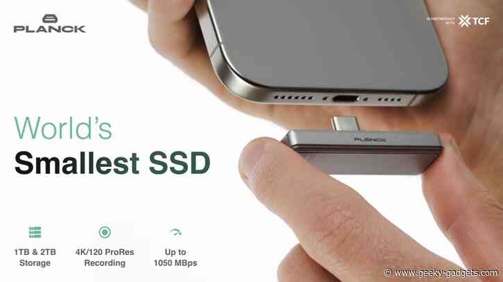 Planck SSD: Portable Phone SSD Storage Solution for Creators