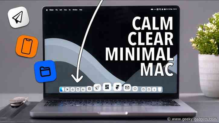 SHOCKINGLY Simple Minimalist MacBook Setup (2025 Edition)