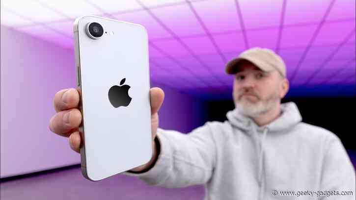 First Look: iPhone 16E (iPhone SE 4) Demo Unit