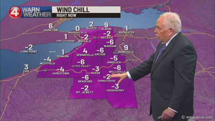 Temps in single digits tonight, lake flakes for some