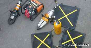 Life-saving equipment stolen from fire hall north of Edmonton