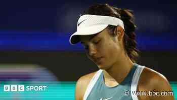 Raducanu loses to Muchova in Dubai second round