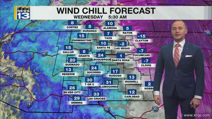 Bitterly cold air continues across eastern New Mexico
