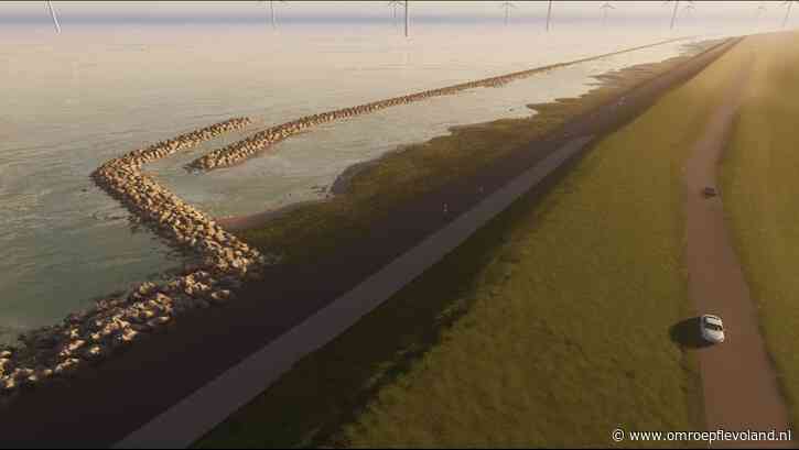 Lelystad - Versterking IJsselmeerdijk levert kansen op voor natuur, werk begint binnenkort