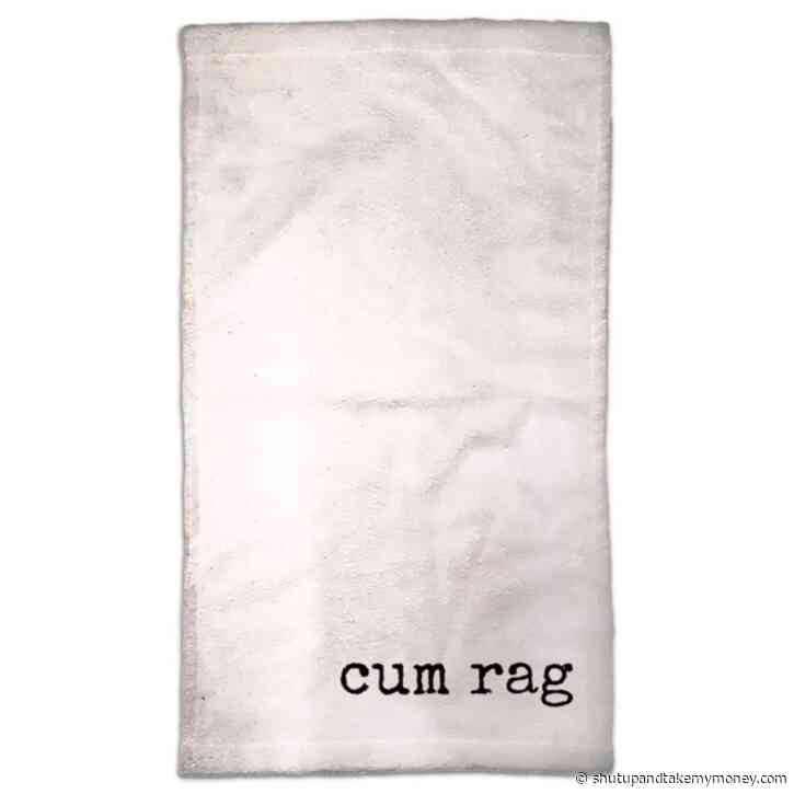Cum Rag Funny Wash Cloth Hand Towel