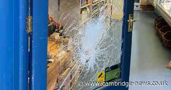 Door smashed at Cambridge cheese shop as attempted burglary sparks CCTV appeal