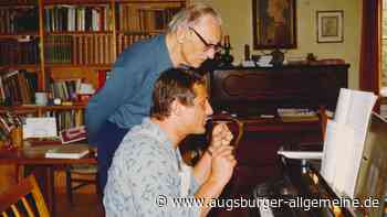 Konstantin Wecker und der Dießener Komponist Carl Orff