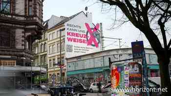 Initiative "Rechts kann uns kreuzweise" : Hamburger Außenwerber mobilisieren gegen Rechts