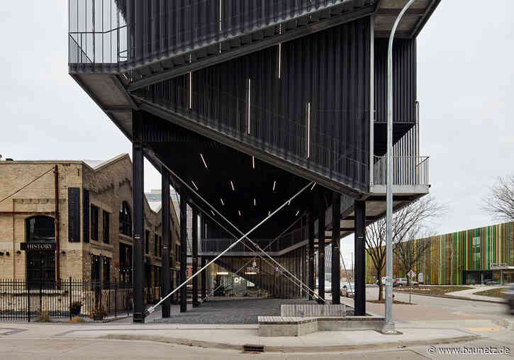 Wohnsatelliten für das Pumpwerk - Erweiterung und Umbau von 5468796 Architecture in Winnipeg