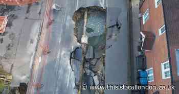 Huge sinkhole on Surrey village high street declared ‘major incident’