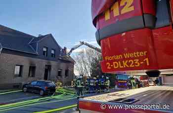 FW-EN: Feuerwehren Gevelsberg und Wetter (Ruhr) bekämpfen Wohnungsbrand an der Stadtgrenze