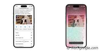 Google Lens powering new ‘Screen Search’ in Chrome for iOS