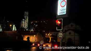 Tunnelsperrung in Bad Wildbad: Weiter warten aufs Ersatzteil