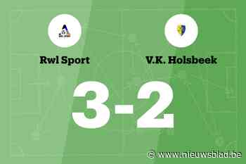 RWL Sport B wint thuis van Holsbeek B