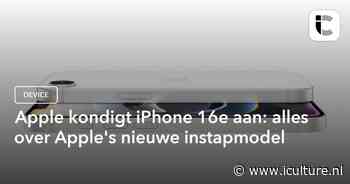 Apple kondigt iPhone 16e aan: alles over Apple’s nieuwe instapmodel