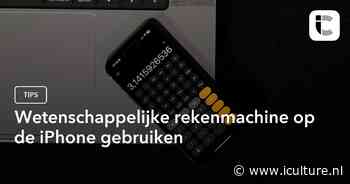 Wetenschappelijke rekenmachine op de iPhone gebruiken