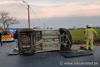 24-jarige bestuurder komt met de schrik vrij bij ongeval