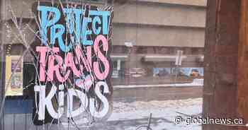 Hate crimes unit investigating vandalism at downtown Edmonton 2SLGBTQ+ bar