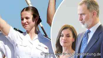 Letizia und Felipe in Sorge: Prinzessin Leonor hat sich auf Segelschulschiff verletzt