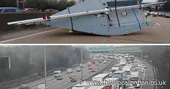 RECAP traffic as BOAT falls on M25 causing 90 minute delays