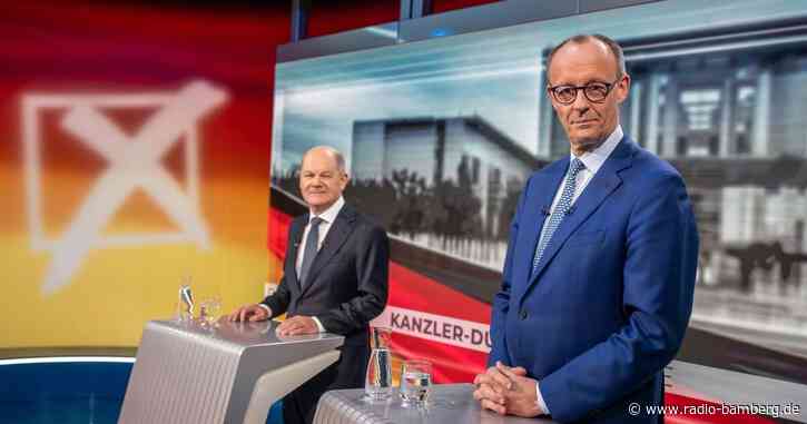 In einem Flieger und Boot – Scholz und Merz beim TV-Duell