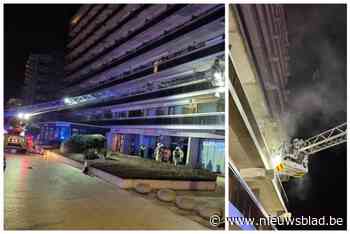 Brand in appartement op tweede verdieping door zelfontbranding van zaagsel na werken