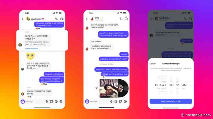 New Instagram DM features allow you to translate, schedule, and pin messages