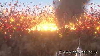 NASA video captures fresh look at 'city-destroying' asteroid - as the space agency updates the chance that it will strike Earth in 2032 yet AGAIN