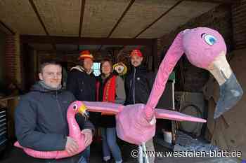 Karneval ganz in Pink: Die Flamingos sind los