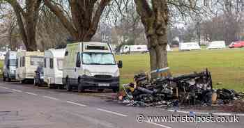Bristol van dwellers arm themselves after 'arson' attack on caravan leaves them in fear