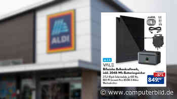 Aldi verkauft bald ein Balkonkraftwerk mit Speicher: Wir checken den Deal!