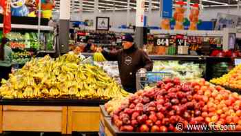 Walmart shares sink as group warns of slower sales growth