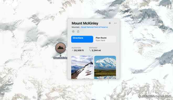 Apple Maps restores Mount McKinley name on President Trump’s order