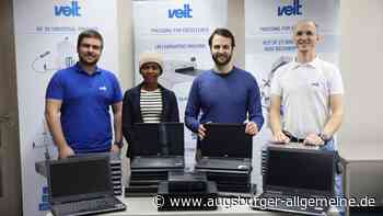 Firma Veit spendet 41 Laptops für die Bildung in Tansania